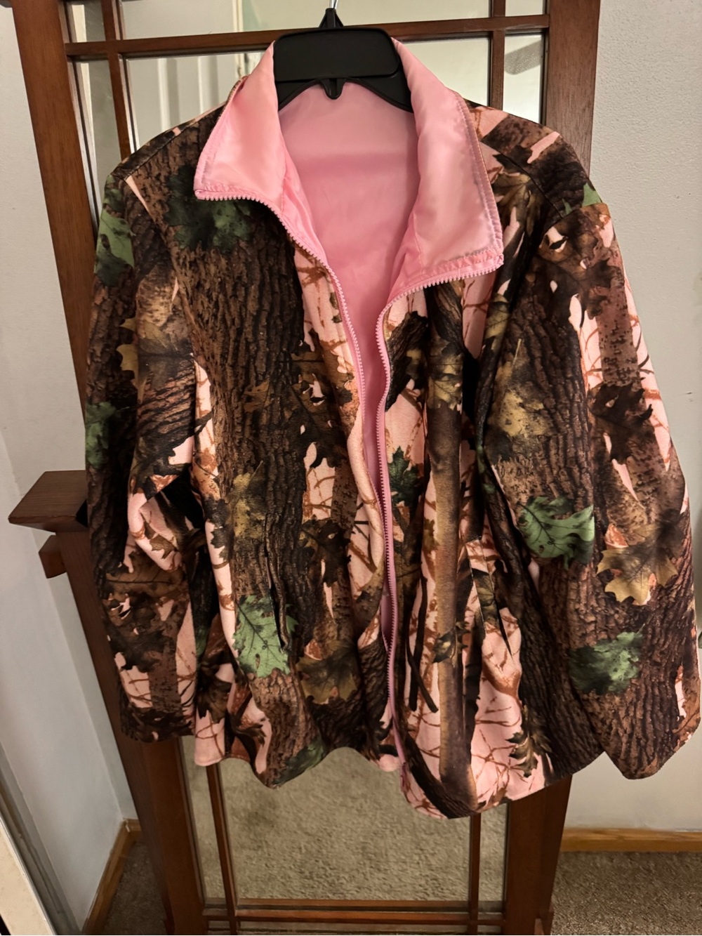 Pink camo jacket